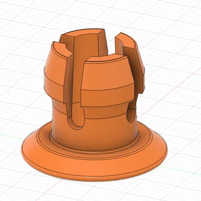 Khoen Gắn Ống PTFE Cho Y-Splitter "Over Engineered" Của Bambu Lab