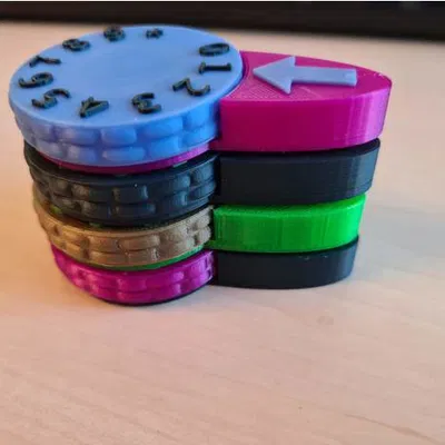 Bộ đếm mạng Clicky 12 mặt