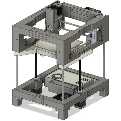THE 100 v1.0 - Máy in 3D nhanh nhất với khung in