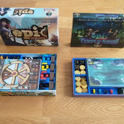 Bộ chèn hộp board game Tiny Epic Pirates