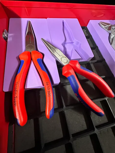 Hộp giữ kìm Knipex theo chuẩn Gridfinity - Image 1