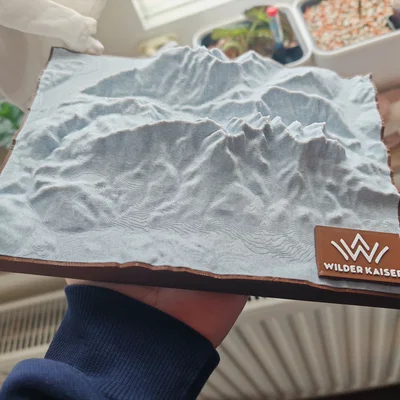 Bản đồ địa hình Wilder Kaiser - Der Bergdoktor