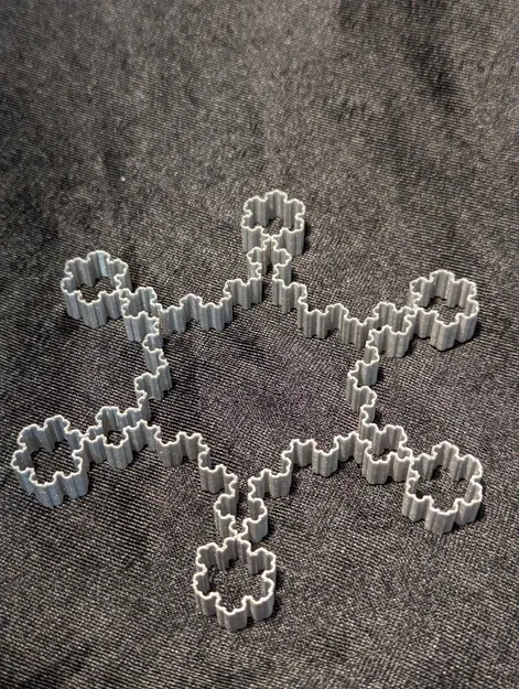 Fidget bông tuyết fractal (chế độ vase mode) - Image 2