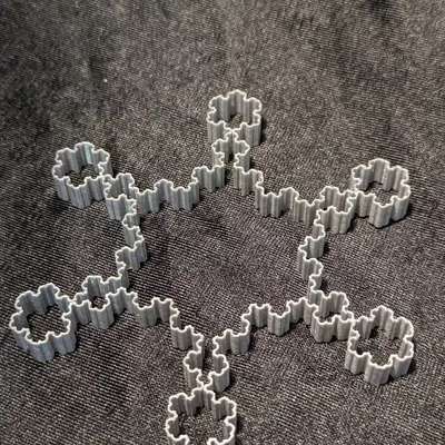 Fidget bông tuyết fractal (chế độ vase mode)