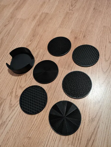 BỘ LY LÓT CỐC CÓ ĐẾ ĐỰNG - Image 1