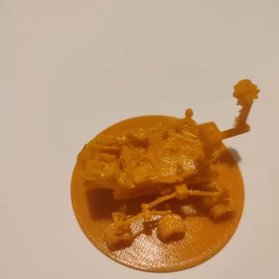 Xe tự hành Curiosity - In liền (cần supports)