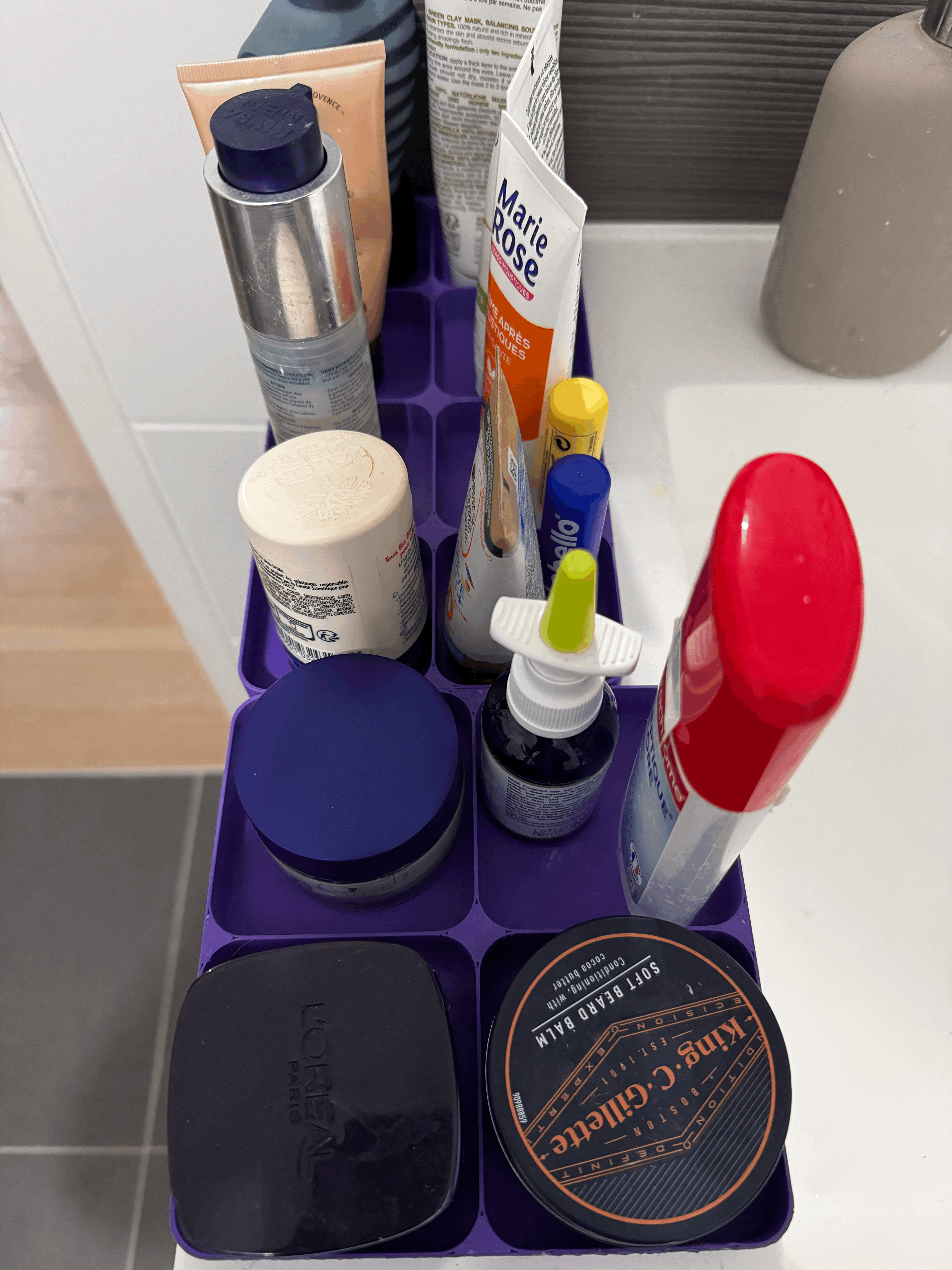 Khay Tổ Chức Bên Hông Bồn Rửa Mặt