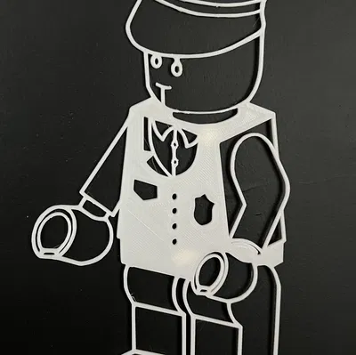 Tranh Treo Tường Lego Hình Cảnh Sát