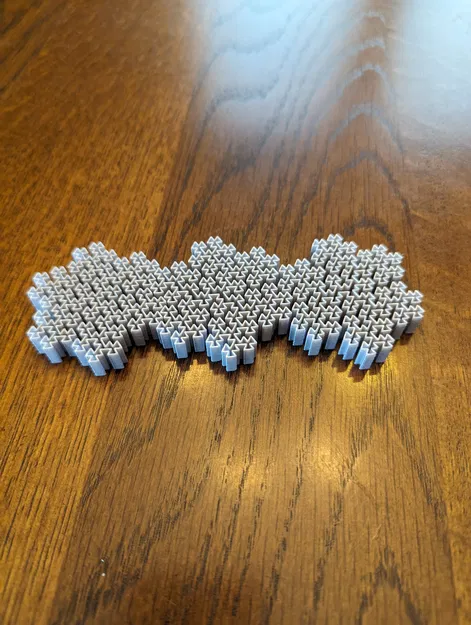 Mô hình Gosper fractal xoay nghịch (chế độ bình hoa) - Image 3