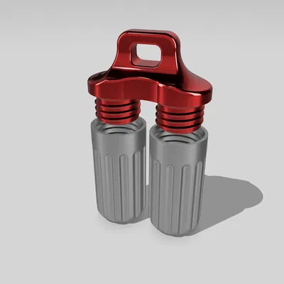 Móc Khóa Hộp Đựng Thuốc Kép