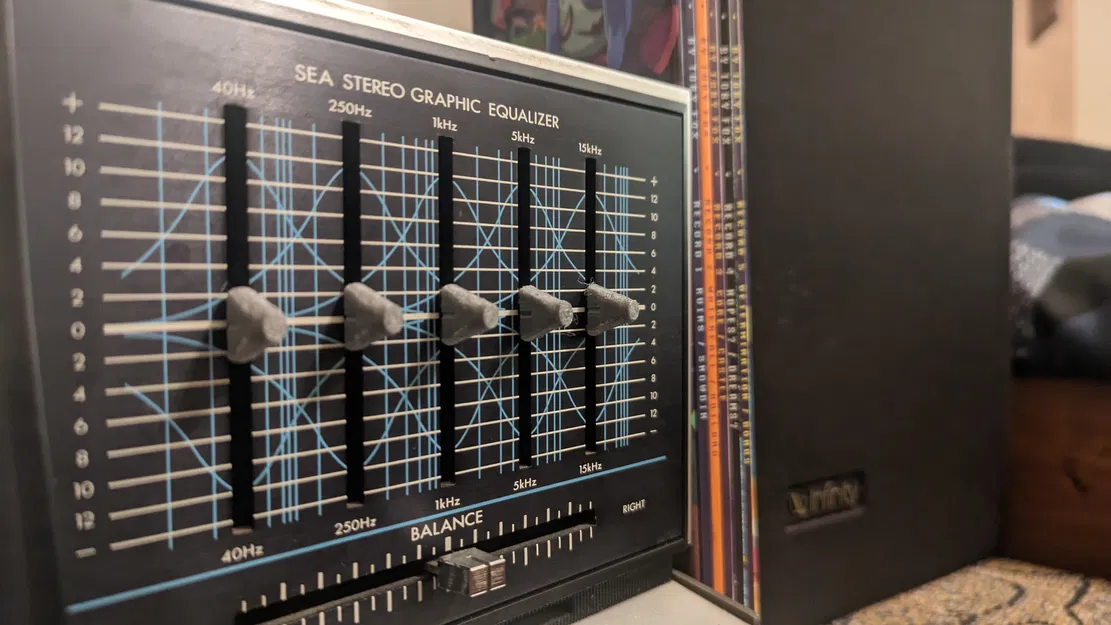 Nút chỉnh Equalizer S.E.A. cho các receiver JVC đời JR-S201, 301, 401, 501 - Image 1