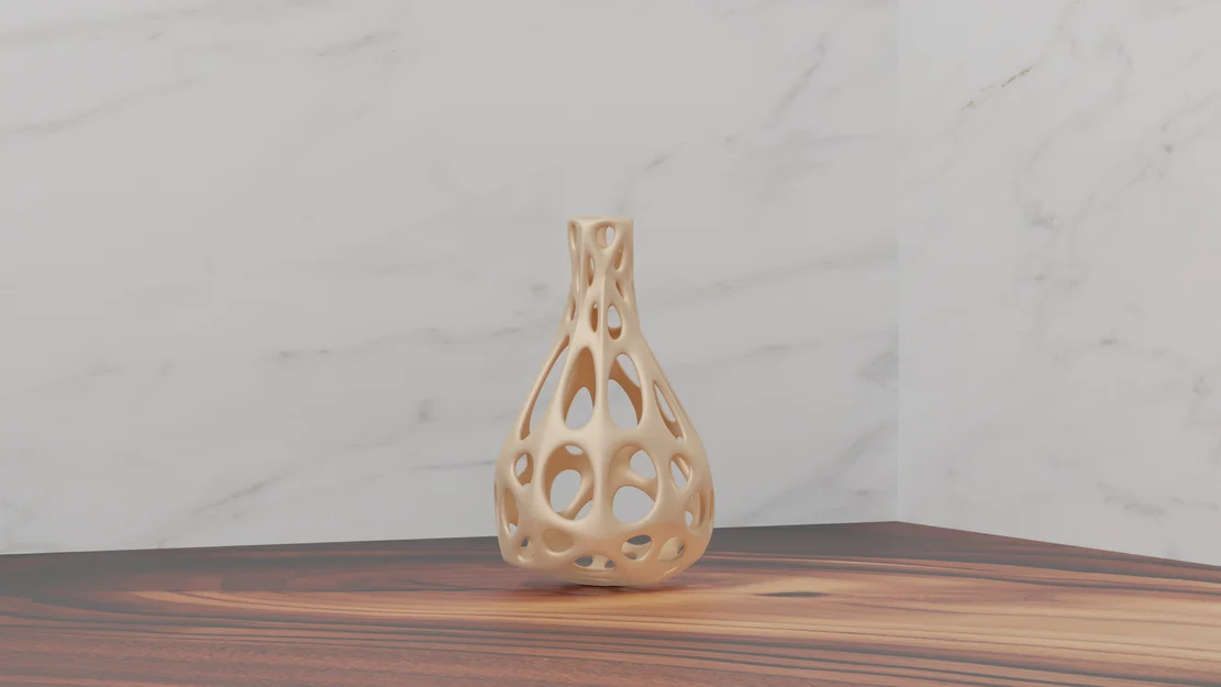 Chậu Hoa Hình Khối Hữu Cơ - The Organic Vase - Image 1