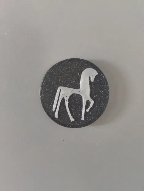 Mãnh Nam Châm Hình Ngựa Etruscan - Image 1