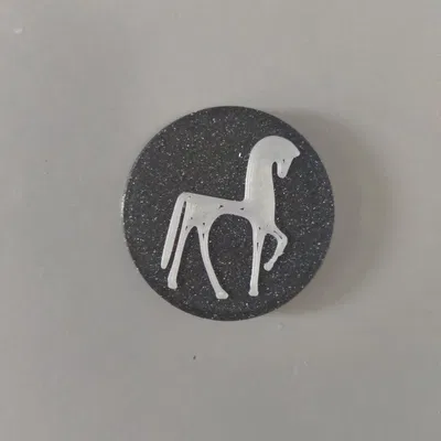 Mãnh Nam Châm Hình Ngựa Etruscan