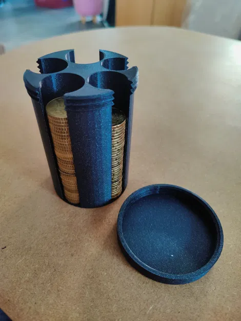 Hộp Đựng Xu (Euro) Kiểu Lon - Image 1