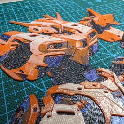 HueForge - Mecha (Nghệ thuật AI)