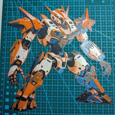 HueForge - Mecha (Nghệ thuật AI)