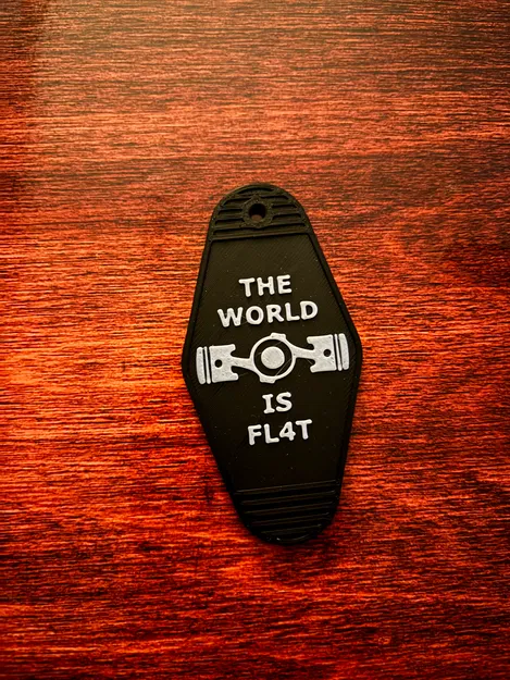 Móc khóa Subaru "Trái đất phẳng" - Image 1