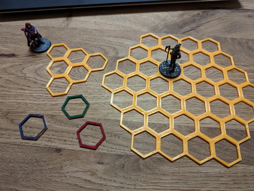Các Hình Dạng Lưới Lục Giác Cho Game "Pen and Paper" - Image 1