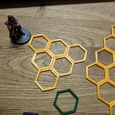 Các Hình Dạng Lưới Lục Giác Cho Game "Pen and Paper"