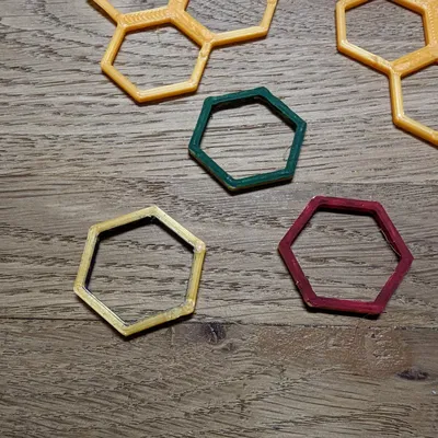 Các Hình Dạng Lưới Lục Giác Cho Game "Pen and Paper"