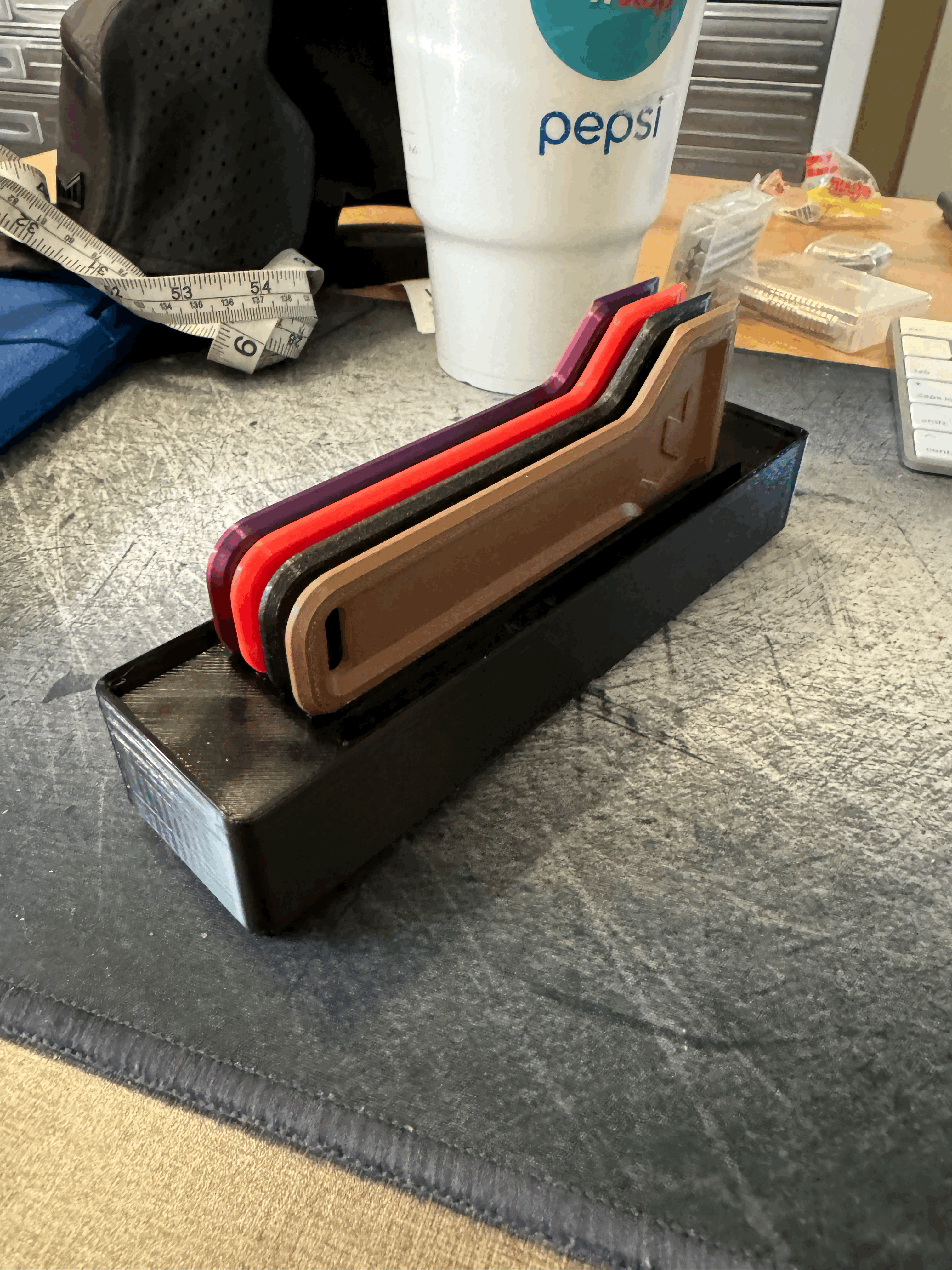 Khuôn Giữ Xẻng Prusa 1x4 Gridfinity - Thumbnail 1