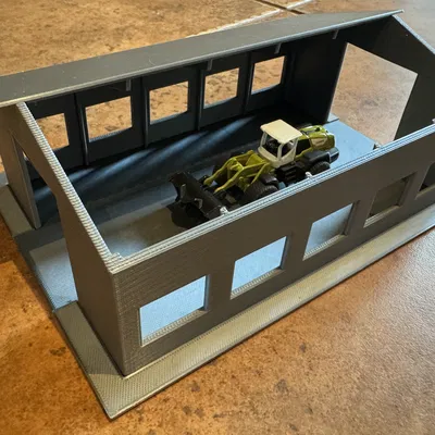 Mô Hình Chuồng Bò Tỷ Lệ H0