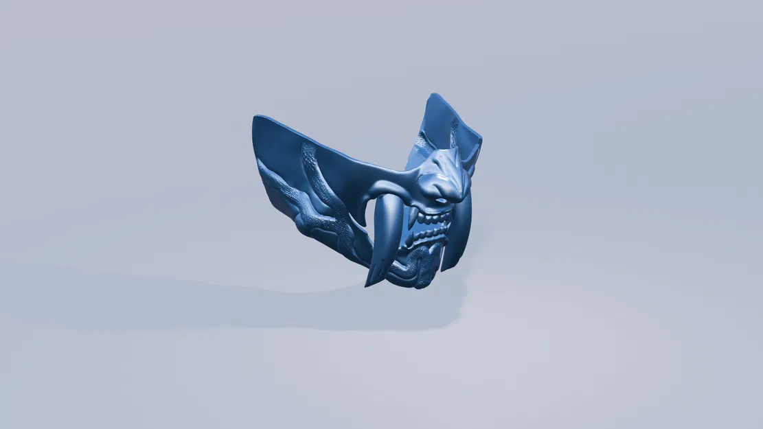 Mặt Nạ Oni Phong Cách Smilodon Số 03 - Image 2