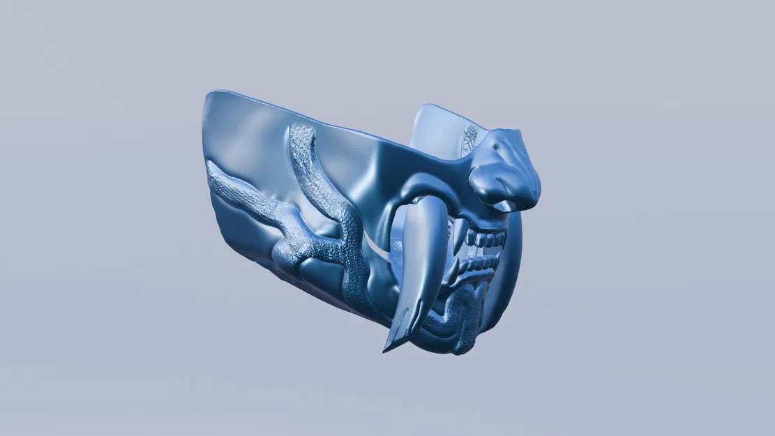 Mặt Nạ Oni Phong Cách Smilodon Số 03 - Image 3