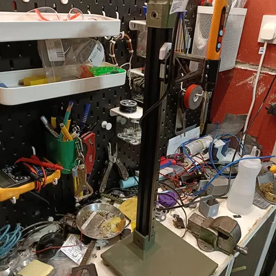 Máy Ép Nhiệt Ren (Heat Set Press) Dùng Ray Tuyến Tính