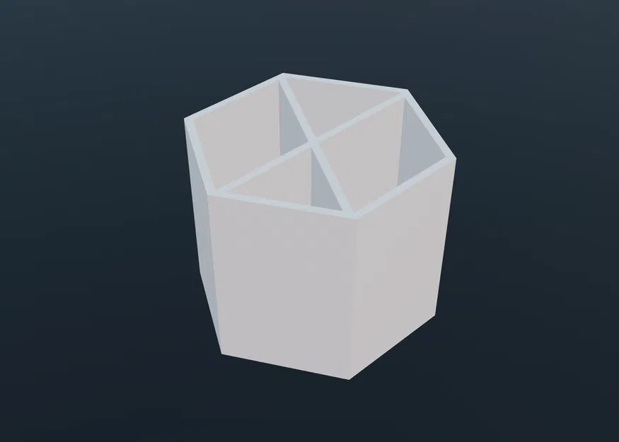 Hộp Đựng Dao Nĩa Hình Lục Giác - Image 1