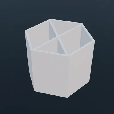 Hộp Đựng Dao Nĩa Hình Lục Giác