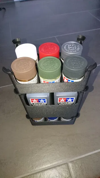 TAMIYA - Hộp đựng chồng lên nhau cho 2 chai dung môi 250ml - Image 3