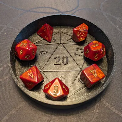 Khay Đựng Xúc Xắc D20