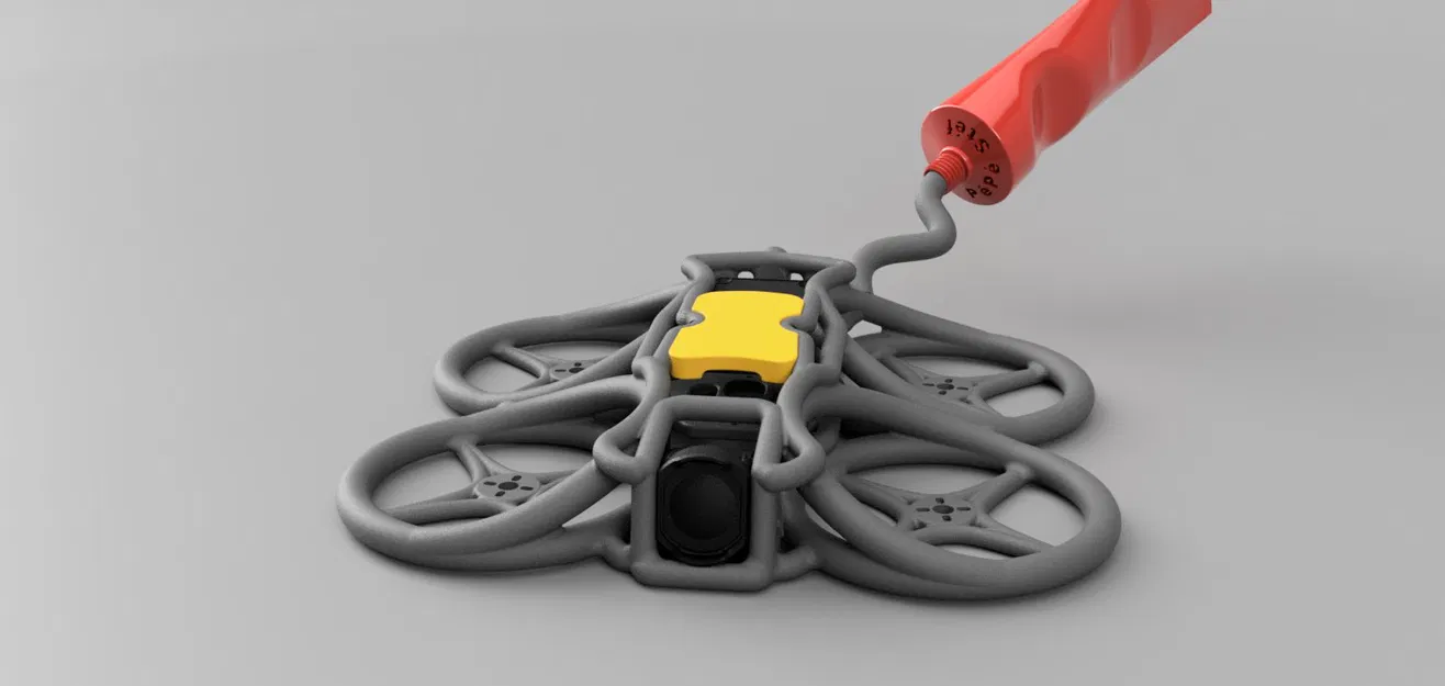 Khung drone CHASSIS ORGANIC 2.5 POUCES - Image 10