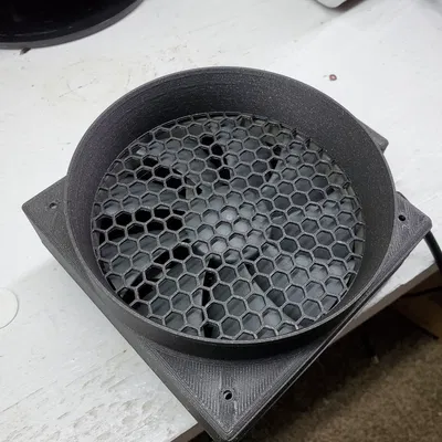 Ống Thông Khí Có Lưới Hex Cho Quạt Noctua 120mm