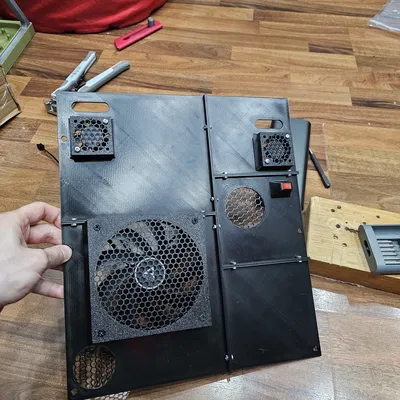 Tấm Mặt Sau Êm Ái! Flashforge Adventurer 5M (AD5M) Có Quạt 120mm & 4010