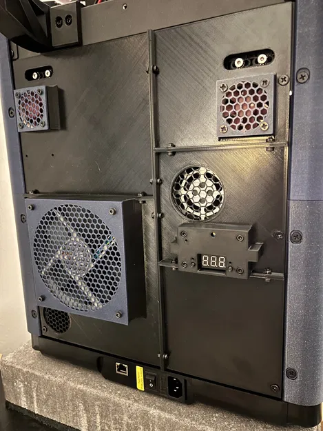 Tấm ốp lưng Flashforge Adventurer 5M (AD5M) Quietmode Chế Thêm Vỏ Buck Converter - Image 1