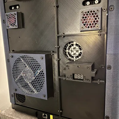 Tấm ốp lưng Flashforge Adventurer 5M (AD5M) Quietmode Chế Thêm Vỏ Buck Converter