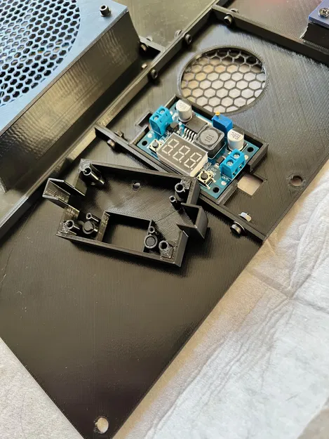 Tấm ốp lưng Flashforge Adventurer 5M (AD5M) Quietmode Chế Thêm Vỏ Buck Converter - Image 3