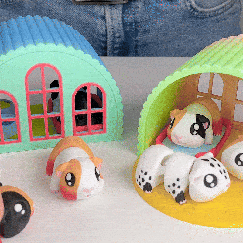 Hộp trưng bày cho Thú Cưng Flexi Dễ Thương, Phiên bản Thỏ Béo - Image 5