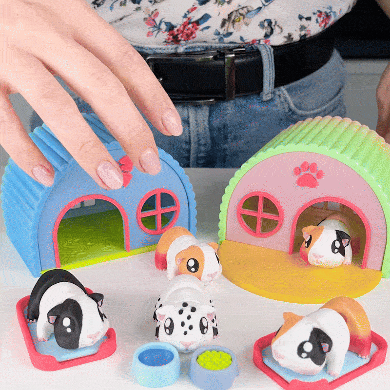 Hộp trưng bày cho Thú Cưng Flexi Dễ Thương, Phiên bản Thỏ Béo - Thumbnail 6