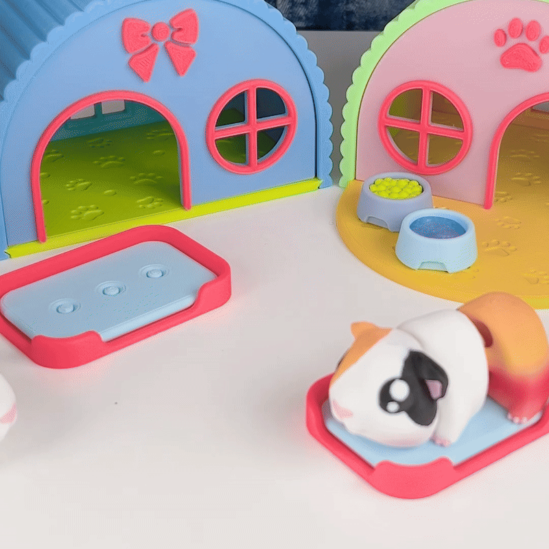 Hộp trưng bày cho Thú Cưng Flexi Dễ Thương, Phiên bản Thỏ Béo - Image 8