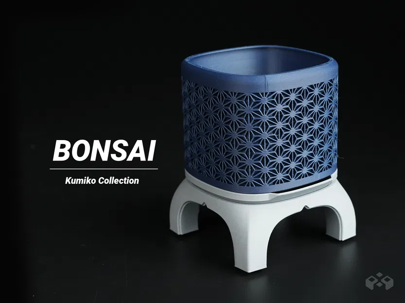 Chậu Bonsai Kumiko Có Chân - Image 1