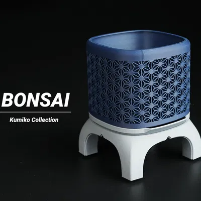 Chậu Bonsai Kumiko Có Chân