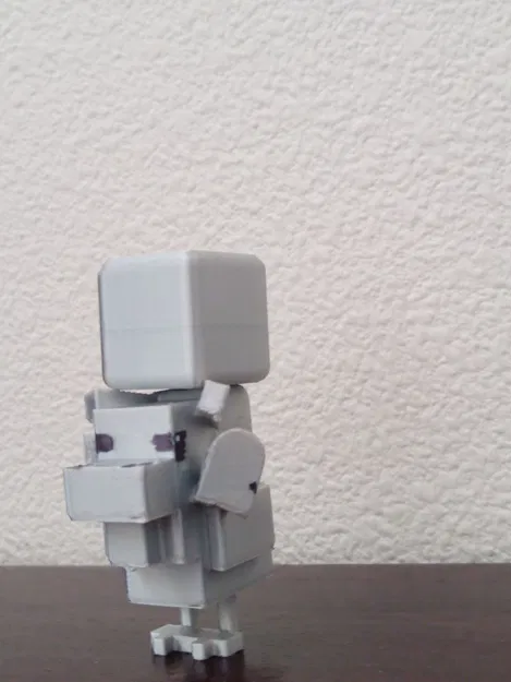 Mô hình Chicken Jockey - Kỵ sĩ gà Minecraft - Image 4