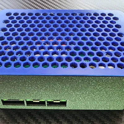 Vỏ Case Raspberry Pi 5 kèm Quạt và NVME HAT Chính Hãng + SSD