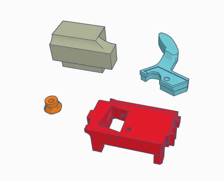 Bộ đế dao cắt cho Creality K1/C/SE/Max mọi bộ đùn - Image 1