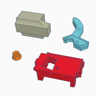 Bộ đế dao cắt cho Creality K1/C/SE/Max mọi bộ đùn