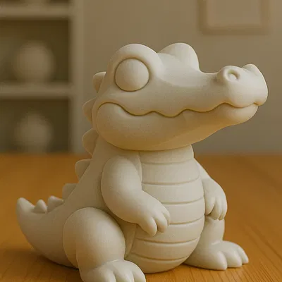 Mô Hình Cá Sấu Con